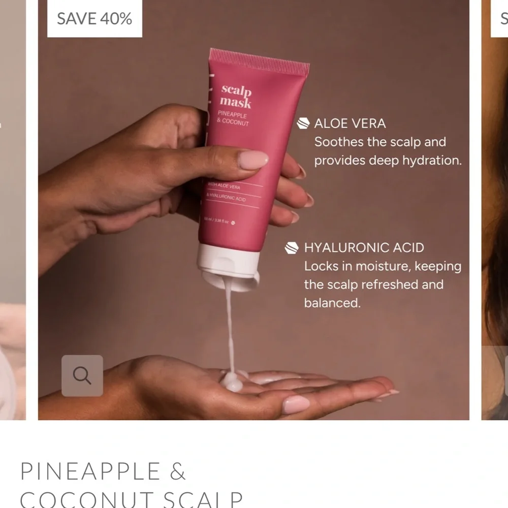 Styledry Pink Scalp Mask with Aloe Vera and Hyaluronic Acid - Picture 3 of 5